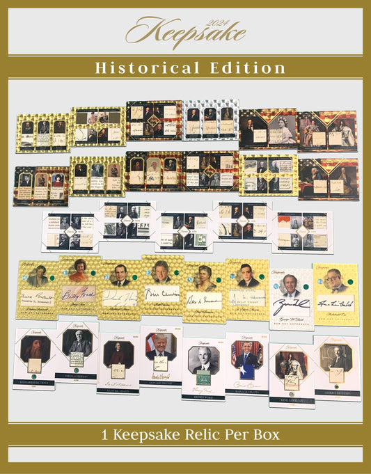 2024 Keepsake Historical Edition - 5 Box Case - SRP $675 - Shipping Starts Oct 14th