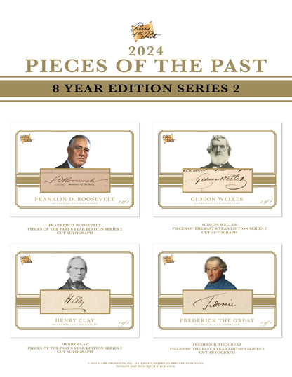 2024 Pieces of the Past 8 Year Collection Series 2 - 8 Box Case - $880 SRP - August Release