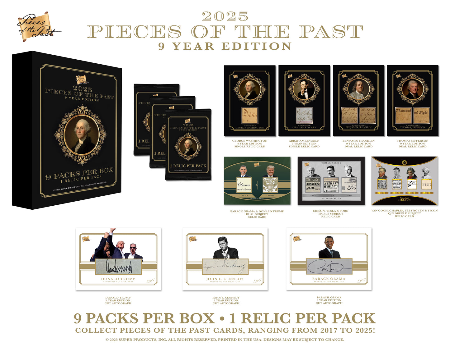 2025 Pieces of the Past 9 Year Edition - Single Box