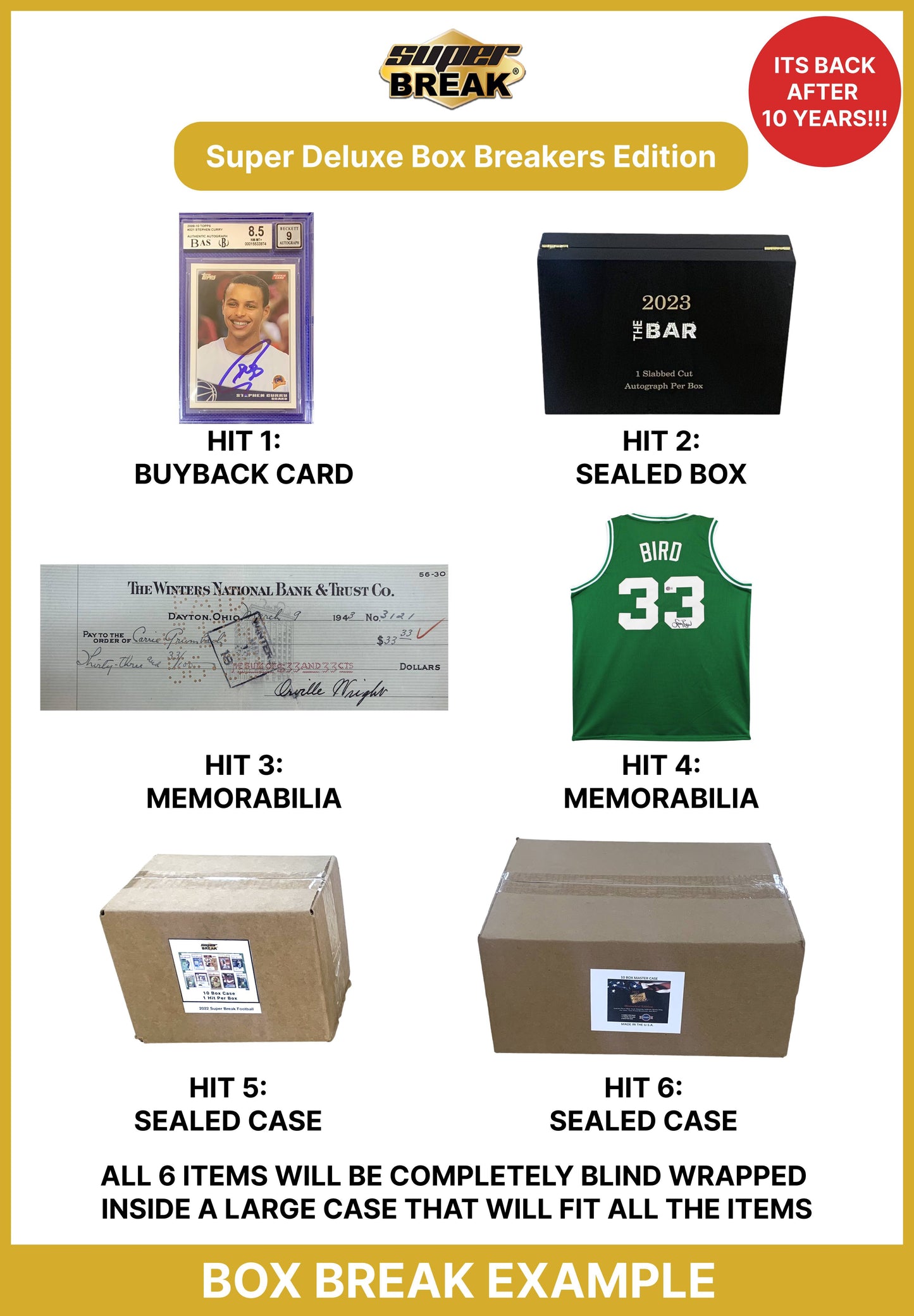 2025 Super Deluxe Box Breakers Edition - Single Box - 6 Hits Per Box