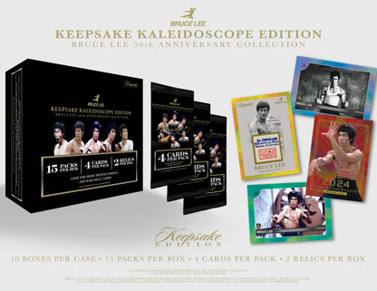 2024 BRUCE LEE KEEPSAKE 50TH ANNIVERSARY KALEIDOSCOPE EDITION - 10 Box Case - SRP $999.95