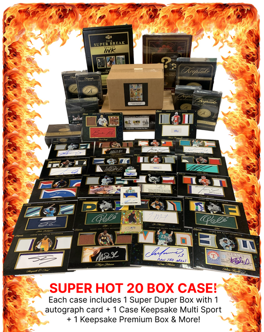 ONLY 10 LEFT - DEAL #3 - SUPER HOT 20 BOX CASE - LIMITED TO ONLY 25 CASES! $3,585 SRP