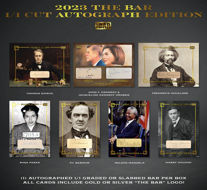 2023 The Bar Cut Autograph 1/1 Edition - 3 Box Case - LIVE July 2024